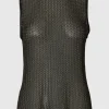 Toppe Og Bluser | Strik>SELECTED METALLISK STRIKKET TOP Black