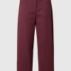 Bukser>SELECTED MID WAIST BUKSER MED BARREL-FIT Purple