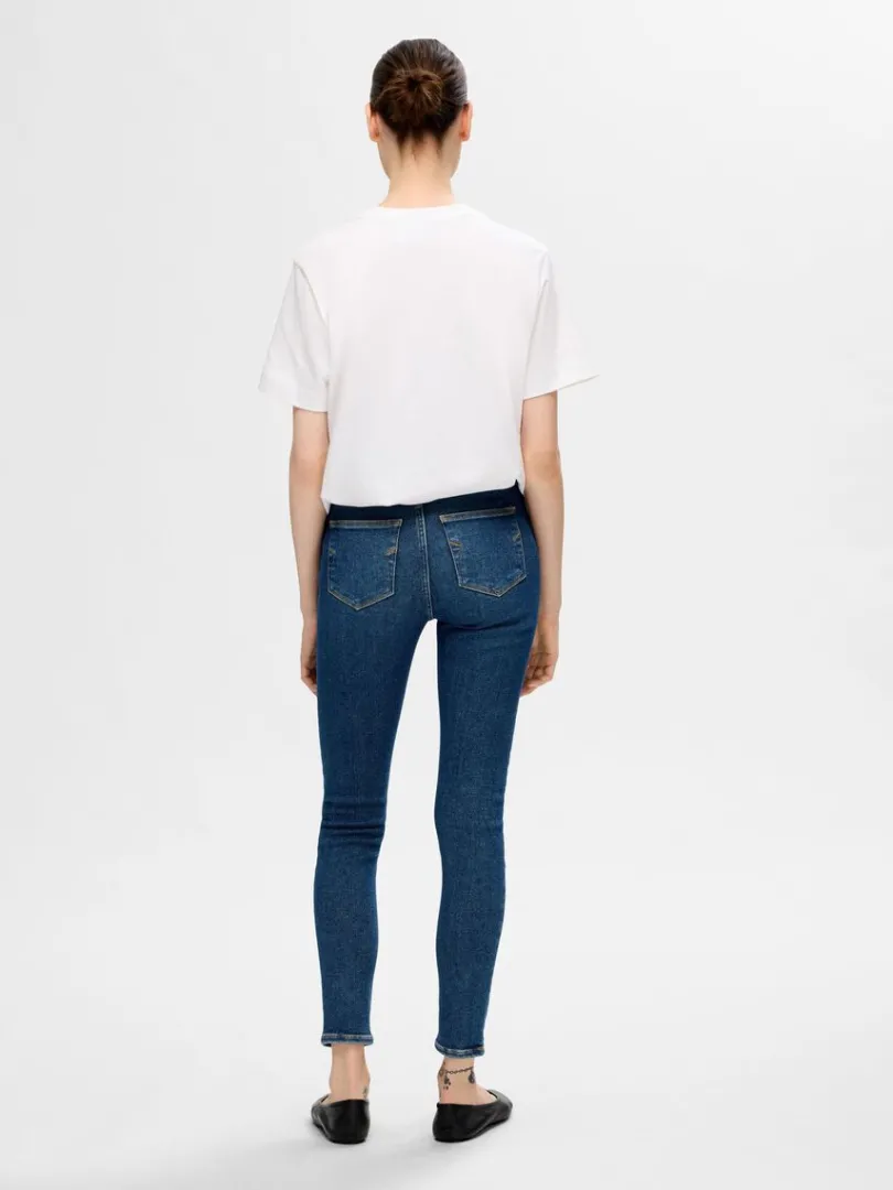 mrk_vask_skinny_fit_jeans_4.webp Jeans>SELECTED MØRK VASK SKINNY FIT JEANS Blue