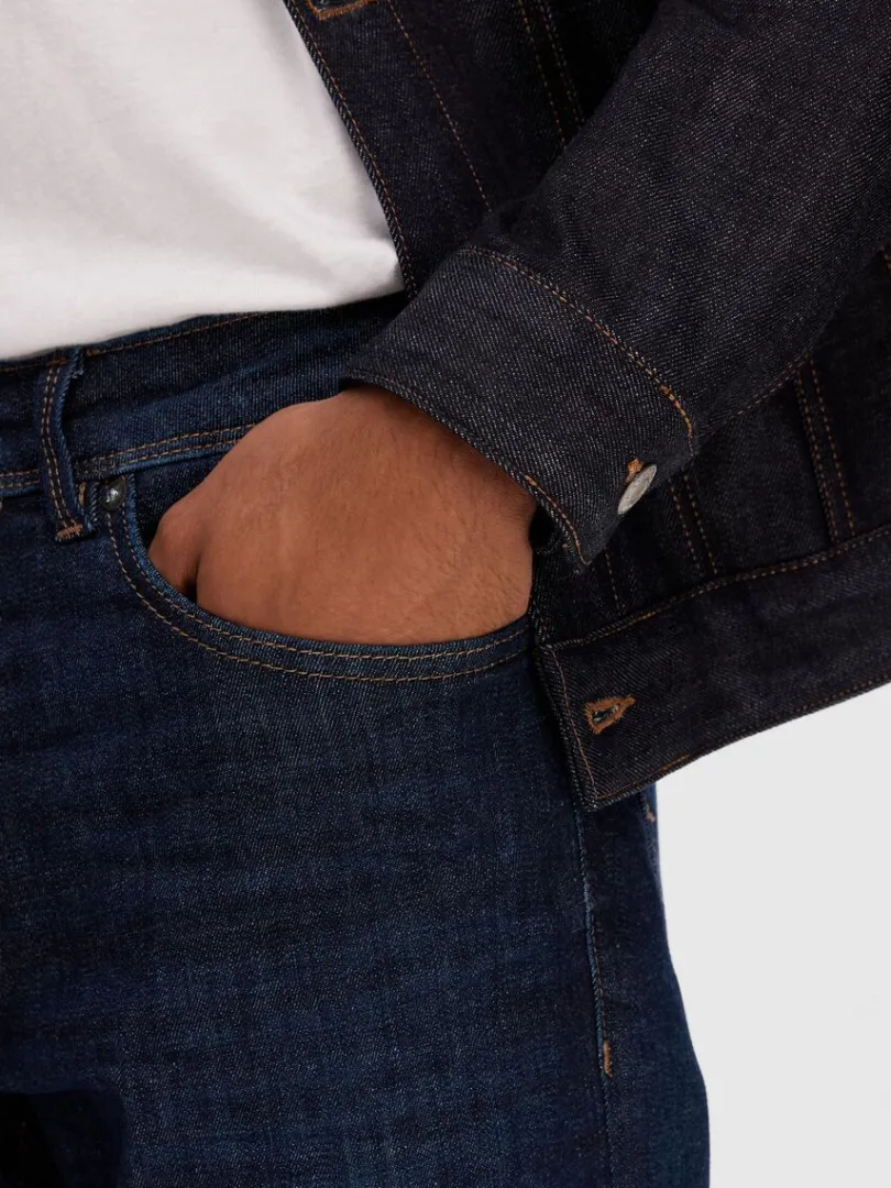 mrkebl_straight_fit_jean_5.webp Jeans>SELECTED 196 MØRKEBLÅ STRAIGHT FIT JEANS Blue