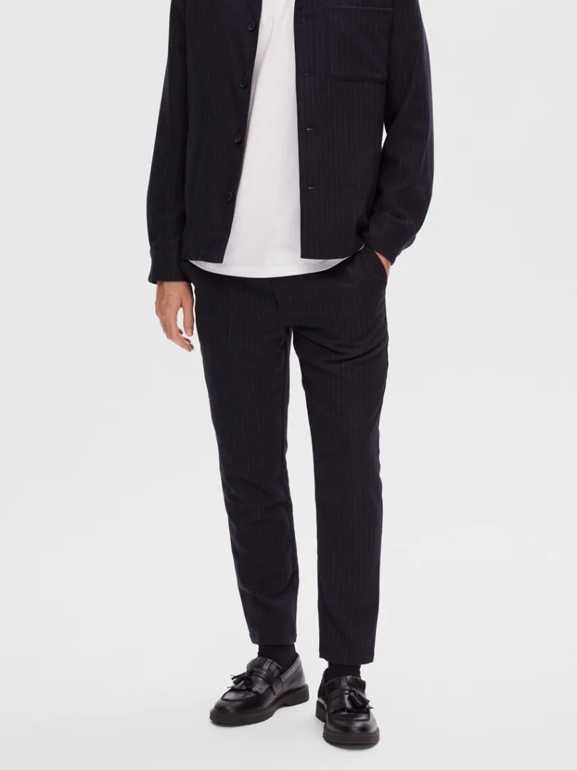 nlestribet_bukser_0.webp Bukser | Jakkesæt & Blazers>SELECTED NÅLESTRIBET BUKSER Blue