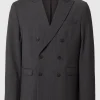Jakkesæt & Blazers>SELECTED NÅLESTRIBET DOBBELTRADET BLAZER Grey