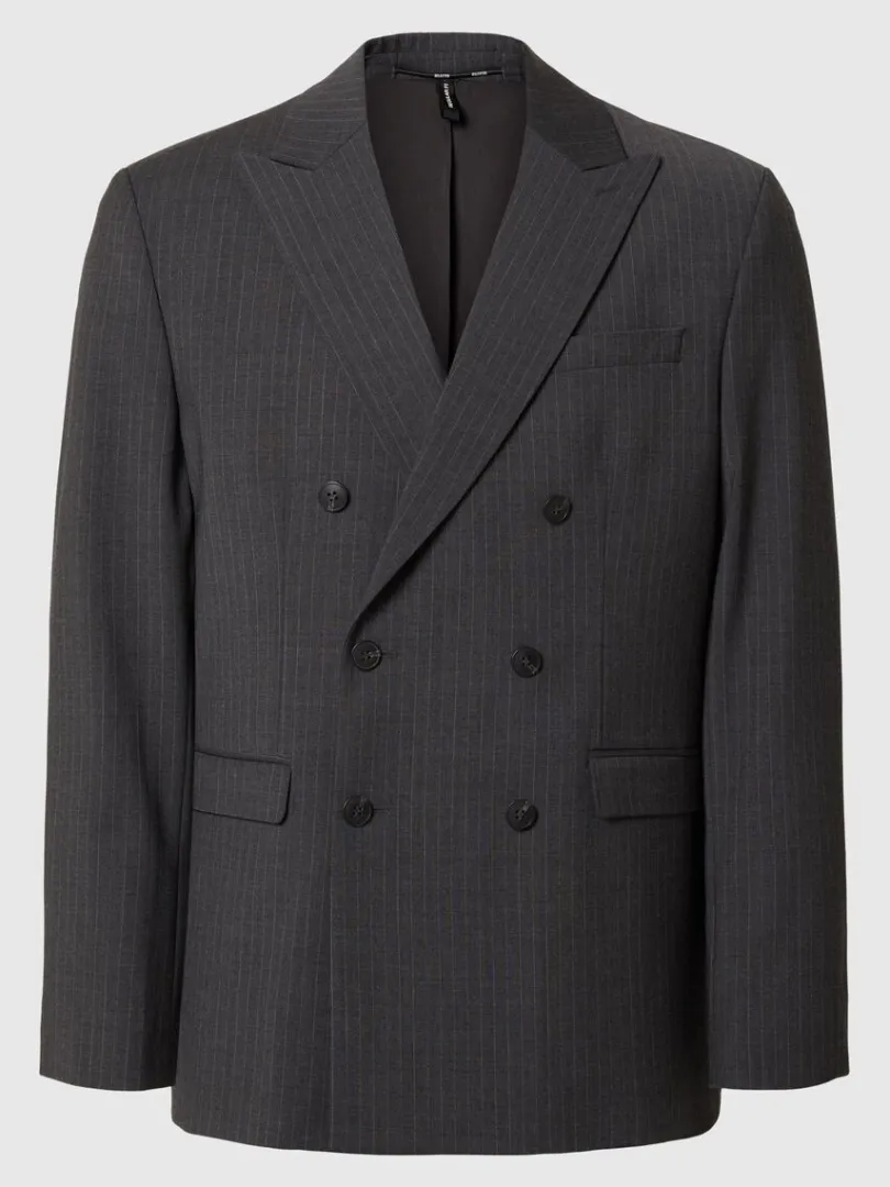 nlestribet_dobbeltradet_b_0.webp Jakkesæt & Blazers>SELECTED NÅLESTRIBET DOBBELTRADET BLAZER Grey