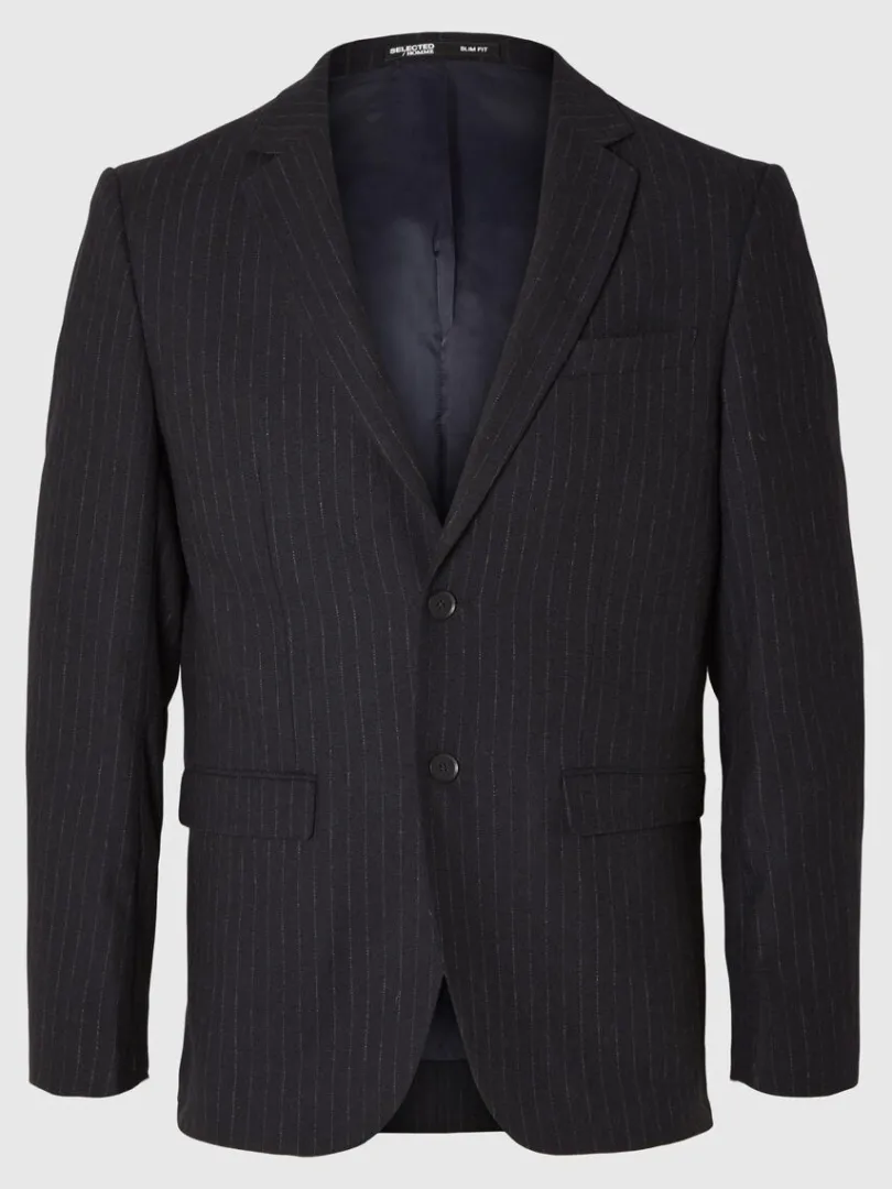 nlestribet_enkeltradet_bl_4.webp Jakkesæt & Blazers>SELECTED NÅLESTRIBET ENKELTRADET BLAZER Blue