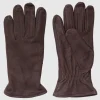 Accessories>SELECTED NUBUCKLÆDER HANDSKER Brown