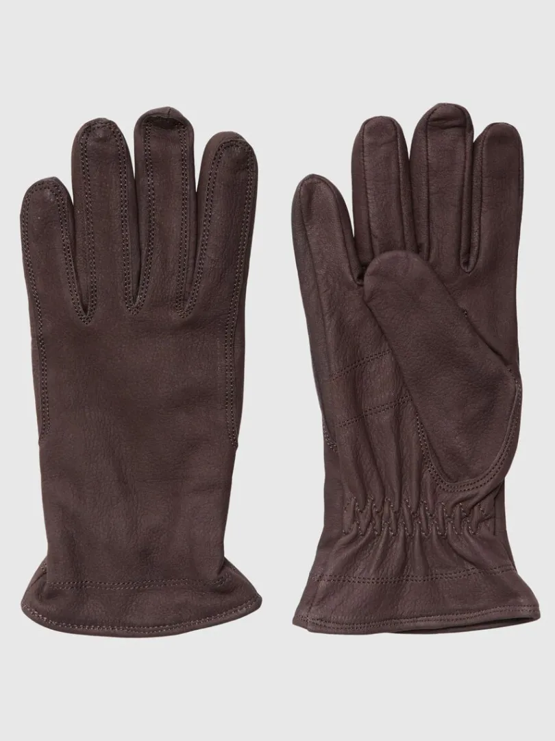 nubucklder_handsker_0.webp Accessories>SELECTED NUBUCKLÆDER HANDSKER Brown