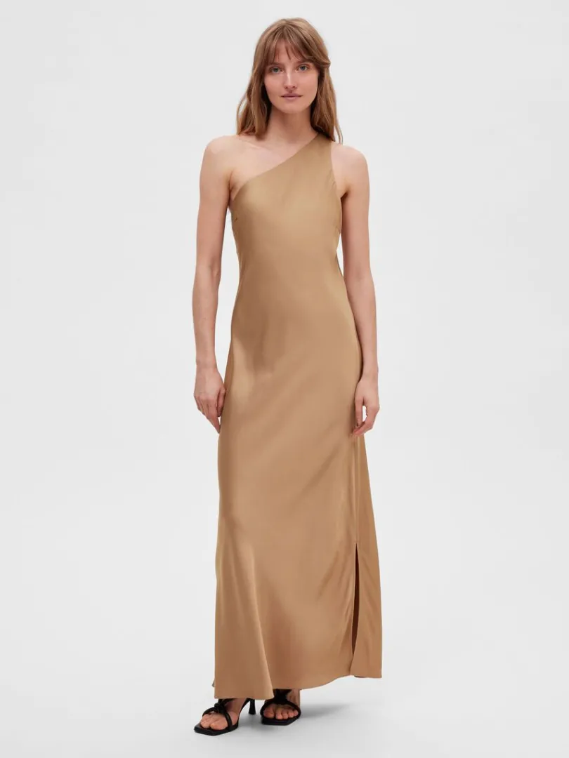 oneshoulder_maxikjole_0-2.webp Kjoler>SELECTED ONE-SHOULDER MAXIKJOLE Brown