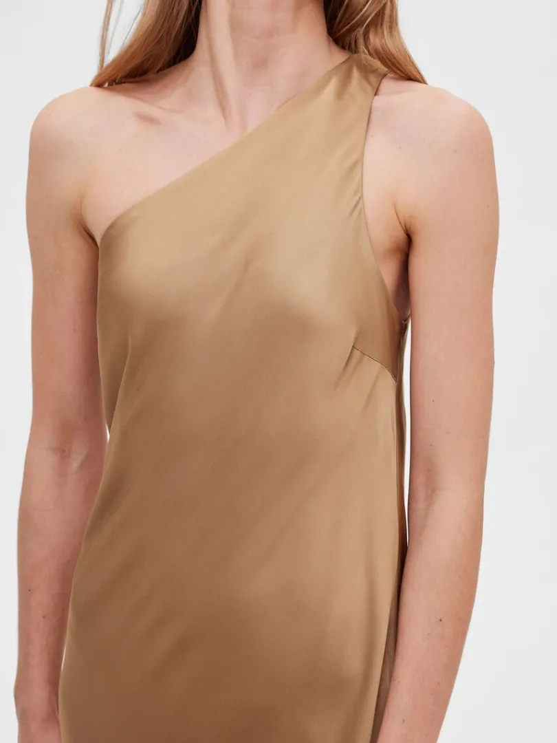 oneshoulder_maxikjole_3-2.webp Kjoler>SELECTED ONE-SHOULDER MAXIKJOLE Brown