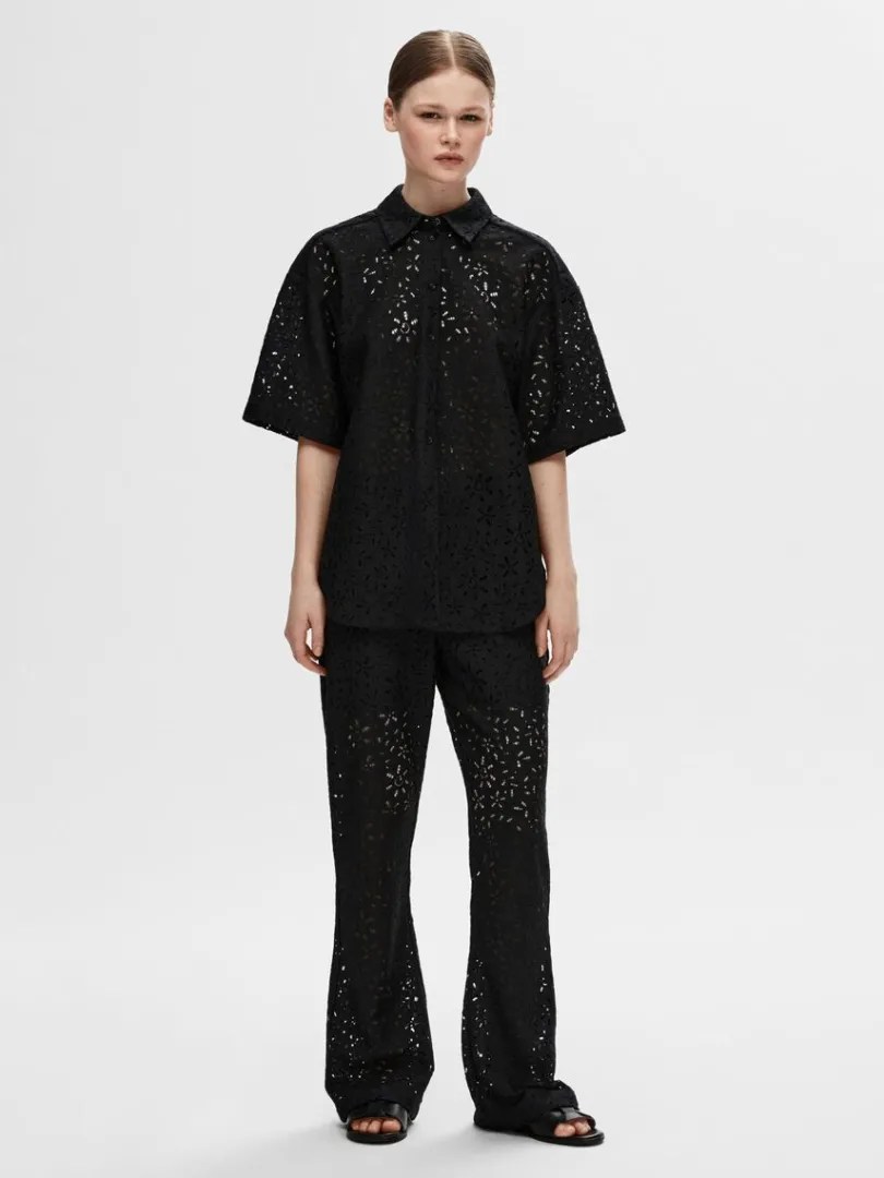 oversize_blonde_skjorte_1.webp Skjorter>SELECTED OVERSIZE BLONDE SKJORTE Black