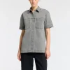 Skjorter>SELECTED OVERSIZED DENIMSKJORTE Grey