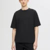 T-shirts>SELECTED OVERSIZED KORTÆRMET T-SHIRT Black