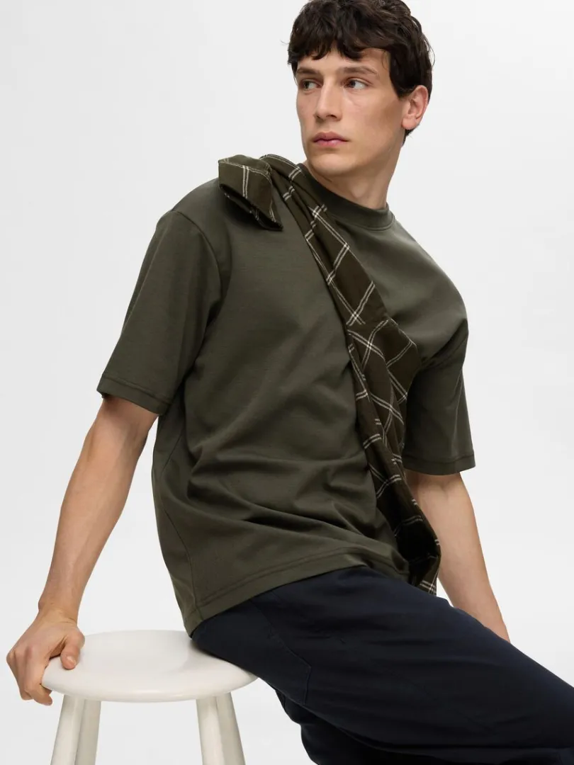 oversized_kortrmet_tshirt_2-1.webp T-shirts>SELECTED OVERSIZED KORTÆRMET T-SHIRT Green