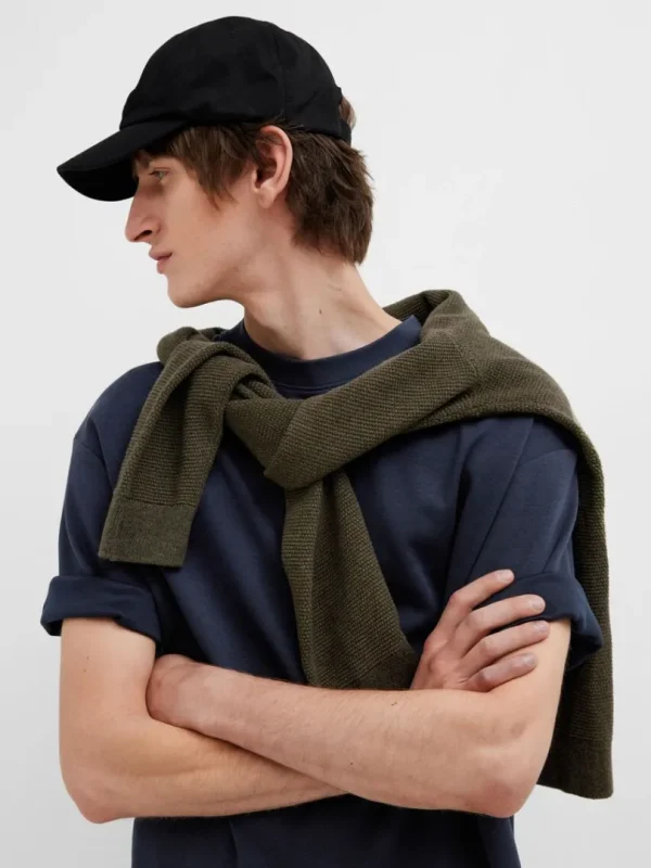 T-shirts>SELECTED OVERSIZED KORTÆRMET T-SHIRT Blue