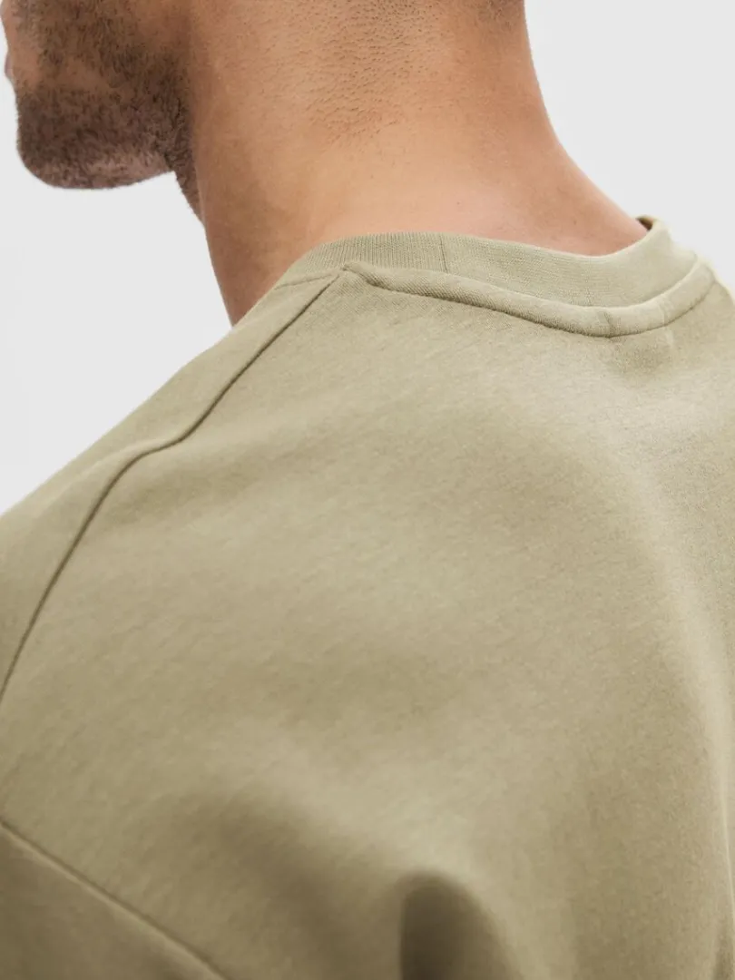 oversized_kortrmet_tshirt_3-10.webp T-shirts>SELECTED OVERSIZED KORTÆRMET T-SHIRT Green