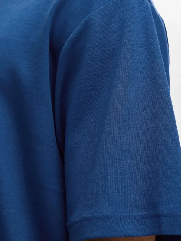 T-shirts>SELECTED OVERSIZED KORTÆRMET T-SHIRT Blue