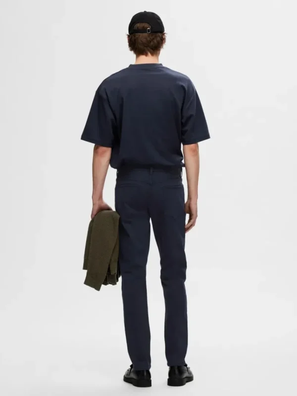 T-shirts>SELECTED OVERSIZED KORTÆRMET T-SHIRT Blue