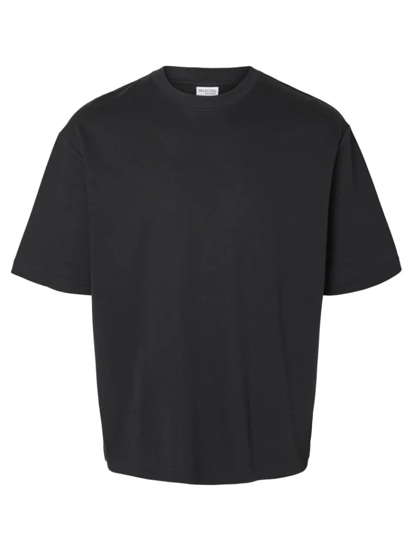 oversized_kortrmet_tshirt_5-6.webp T-shirts>SELECTED OVERSIZED KORTÆRMET T-SHIRT Black