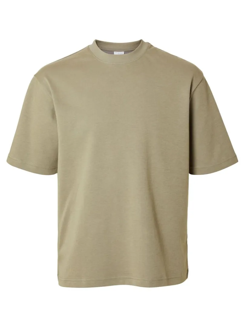 oversized_kortrmet_tshirt_5-8.webp T-shirts>SELECTED OVERSIZED KORTÆRMET T-SHIRT Green
