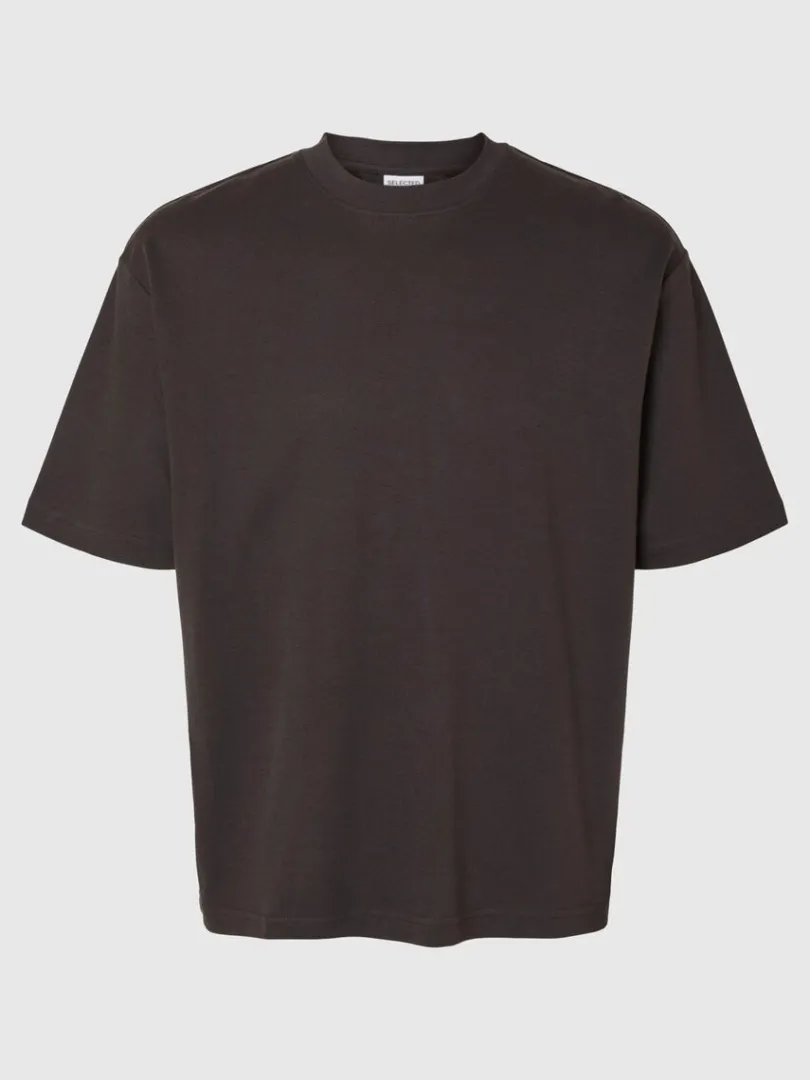oversized_kortrmet_tshirt_5.webp T-shirts>SELECTED OVERSIZED KORTÆRMET T-SHIRT Brown
