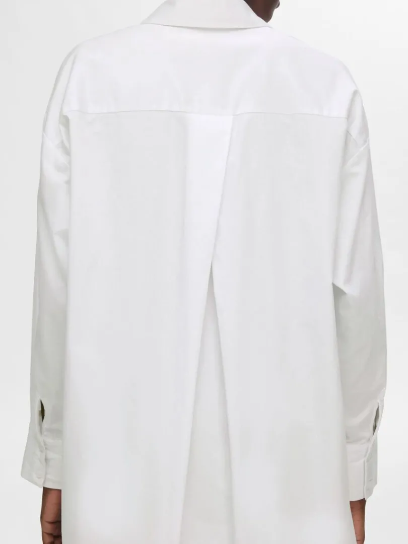 oversized_langrmet_skjort_3.webp Skjorter>SELECTED OVERSIZED LANGÆRMET SKJORTE White
