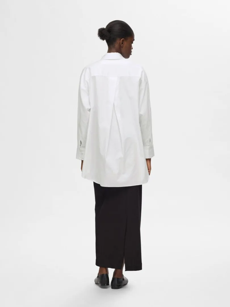oversized_langrmet_skjort_4.webp Skjorter>SELECTED OVERSIZED LANGÆRMET SKJORTE White