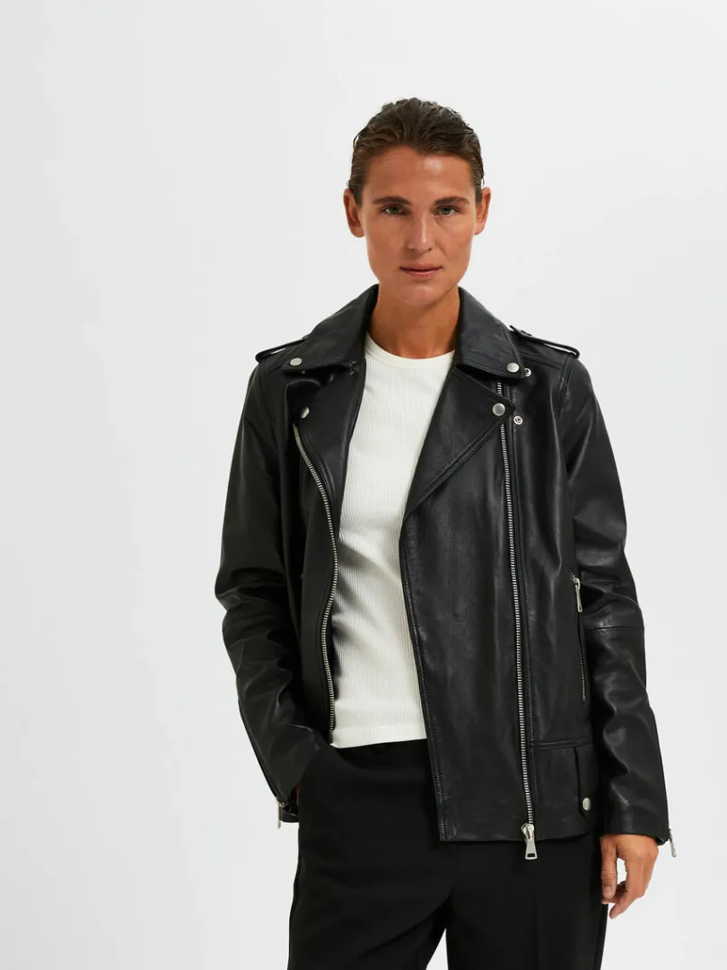 oversized_lderjakke_2.webp Overtøj>SELECTED OVERSIZED LÆDERJAKKE Black