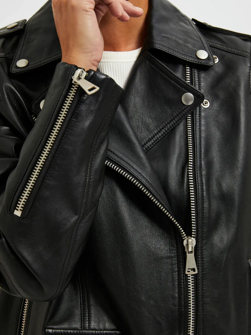 oversized_lderjakke_3.webp Overtøj>SELECTED OVERSIZED LÆDERJAKKE Black