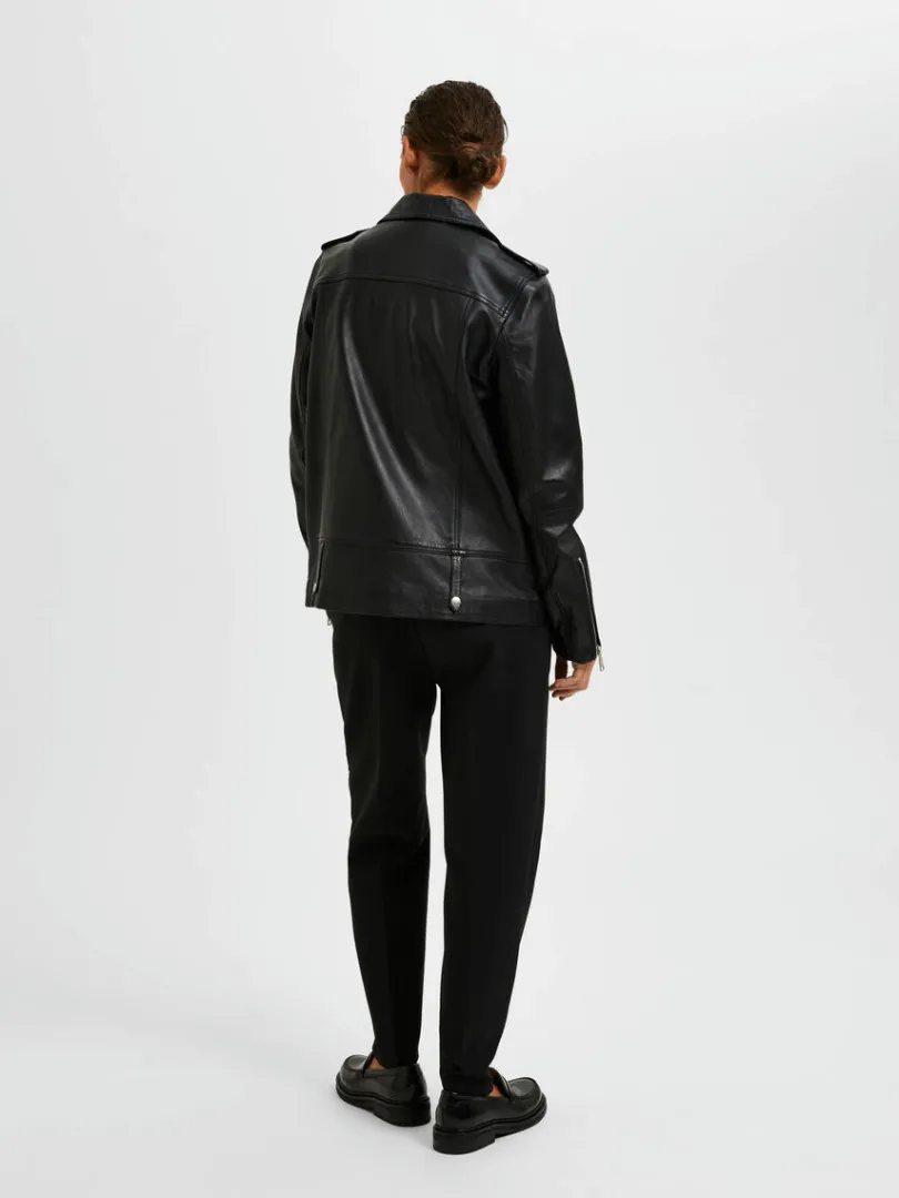 oversized_lderjakke_4.webp Overtøj>SELECTED OVERSIZED LÆDERJAKKE Black