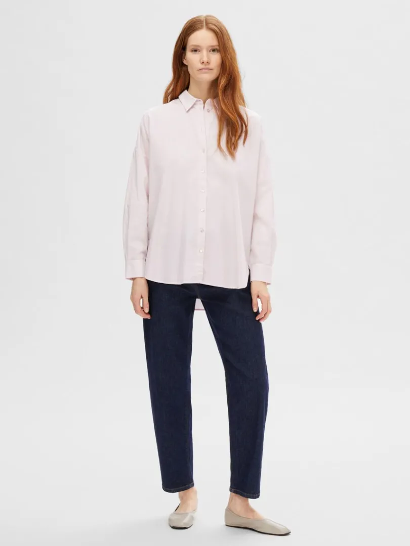 oversized_skjorte_0-3.webp Skjorter>SELECTED OVERSIZED SKJORTE Pink
