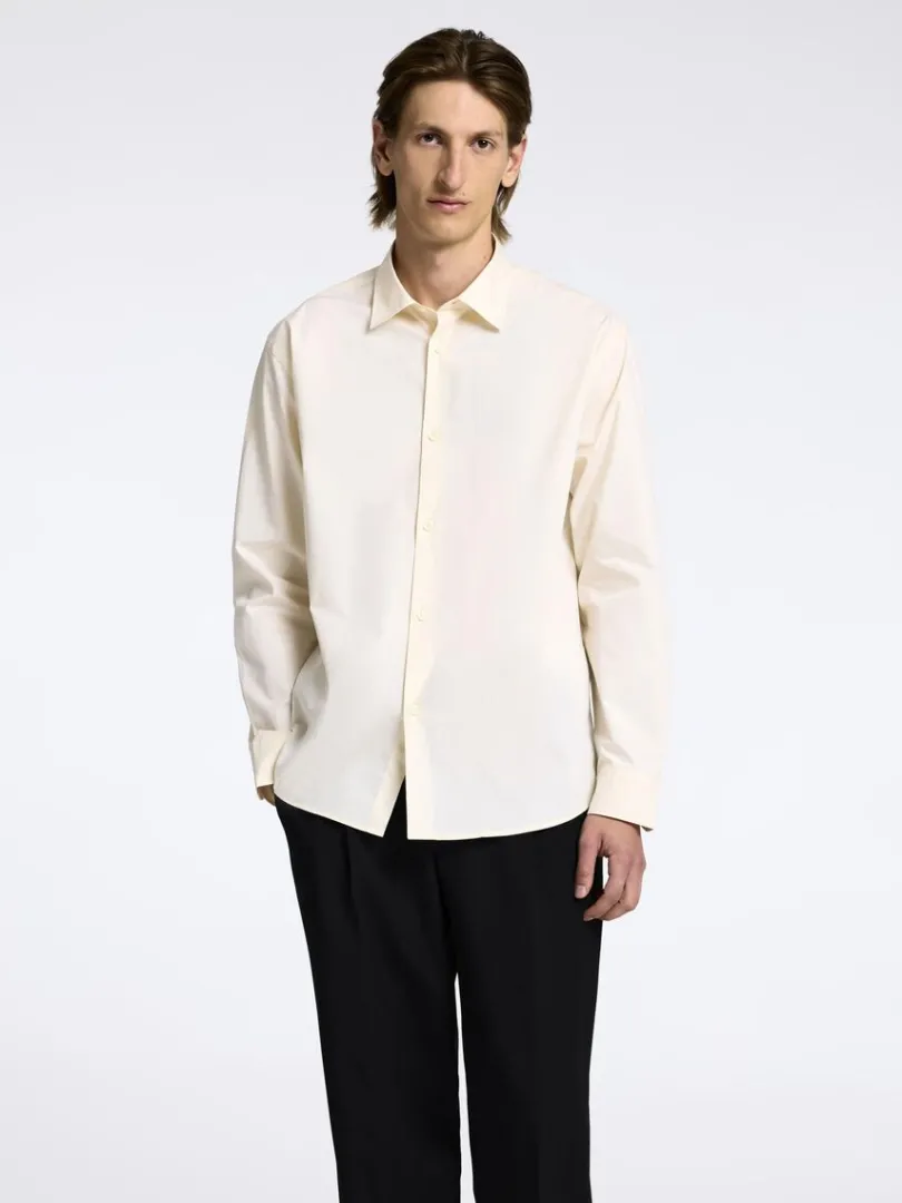 oversized_skjorte_0-4.webp Overtøj | Skjorter>SELECTED OVERSIZED SKJORTE Beige