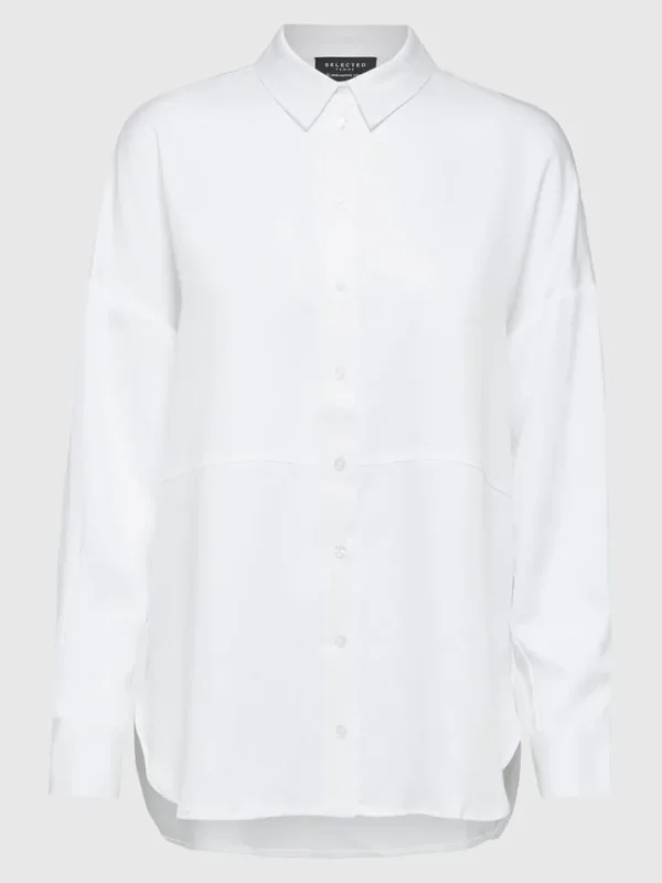 Skjorter>SELECTED OVERSIZED SKJORTE White