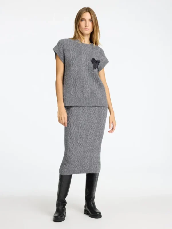 Strik>SELECTED OVERSIZED STRIK VEST Grey