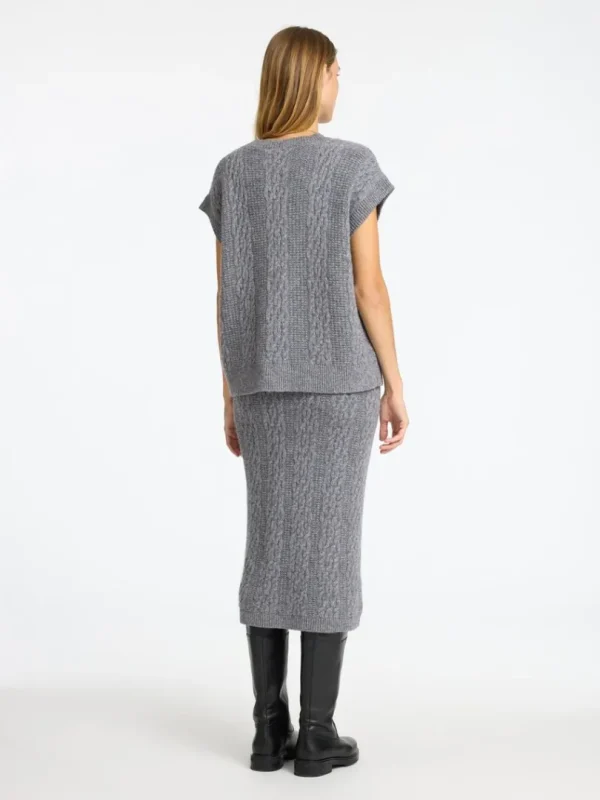 Strik>SELECTED OVERSIZED STRIK VEST Grey