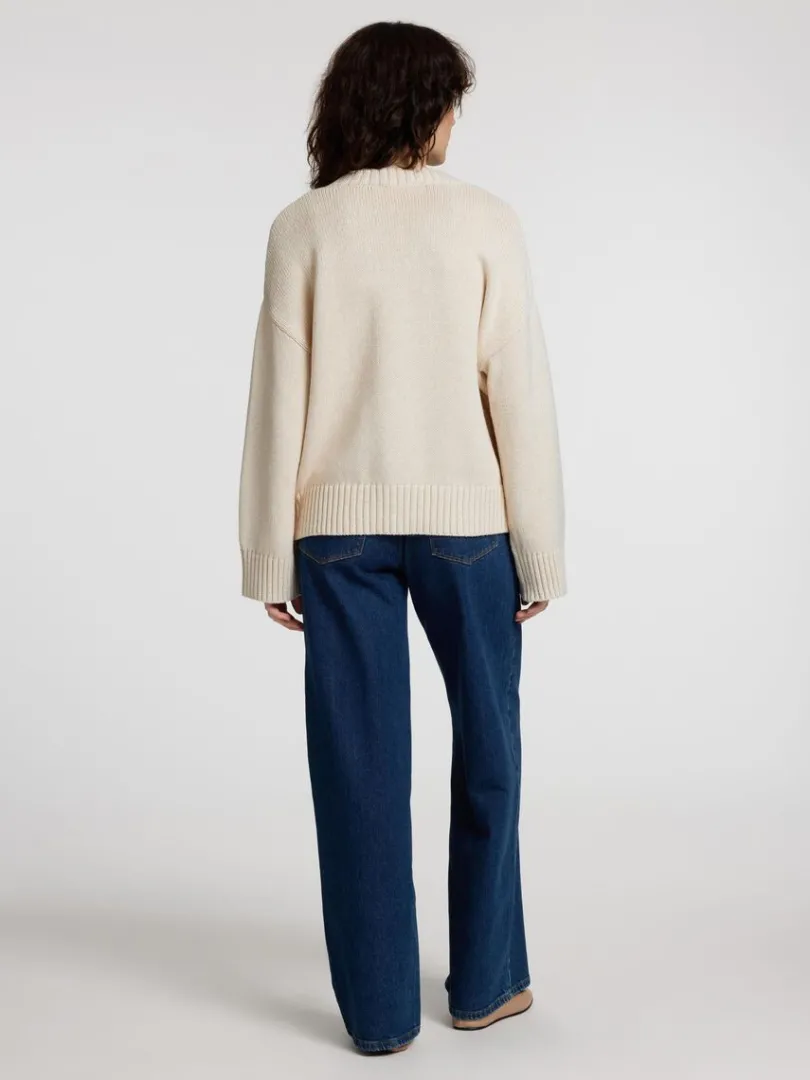 oversized_strikket_cardig_4.webp Strik>SELECTED OVERSIZED STRIKKET CARDIGAN Beige