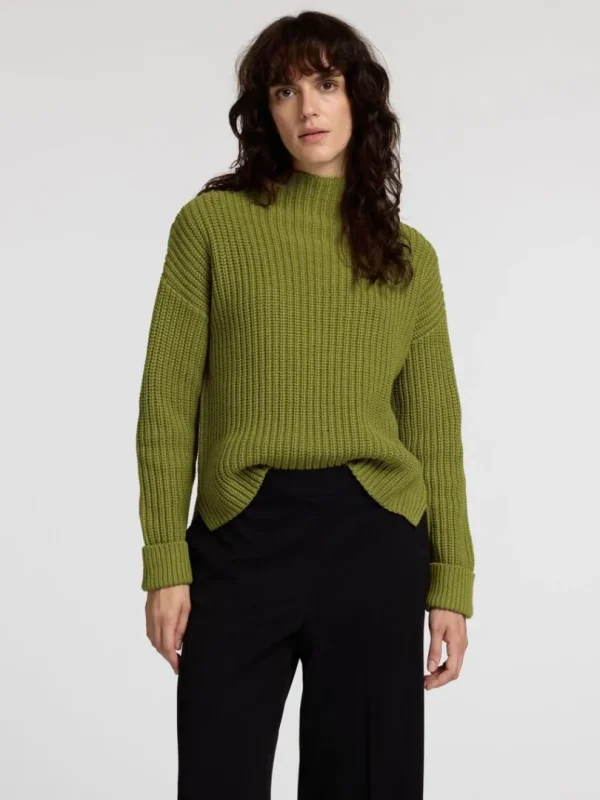 Strik>SELECTED OVERSIZED STRIKTRØJE Green
