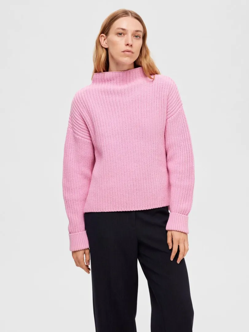 oversized_striktrje_0-20.webp Strik>SELECTED OVERSIZED STRIKTRØJE Pink
