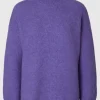 Strik>SELECTED OVERSIZED STRIKTRØJE Purple