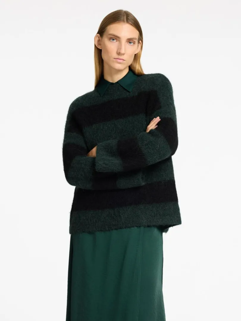oversized_striktrje_0-7.webp Strik>SELECTED OVERSIZED STRIKTRØJE Green
