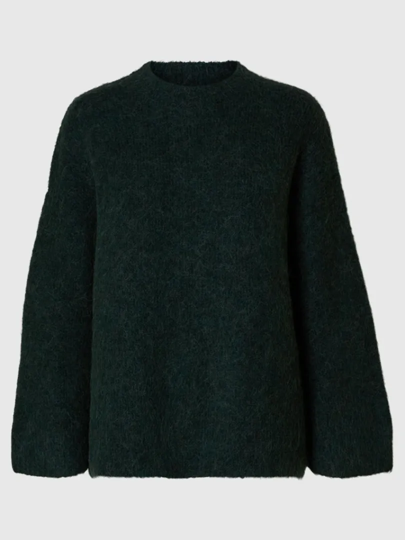 oversized_striktrje_0-8.webp Strik>SELECTED OVERSIZED STRIKTRØJE Green