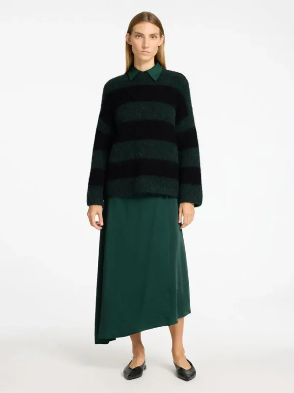 Strik>SELECTED OVERSIZED STRIKTRØJE Green