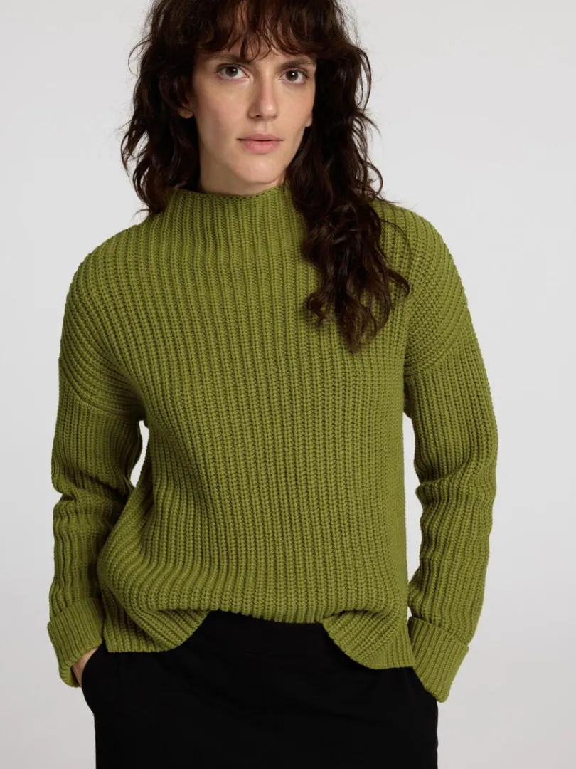 oversized_striktrje_2-8.webp Strik>SELECTED OVERSIZED STRIKTRØJE Green