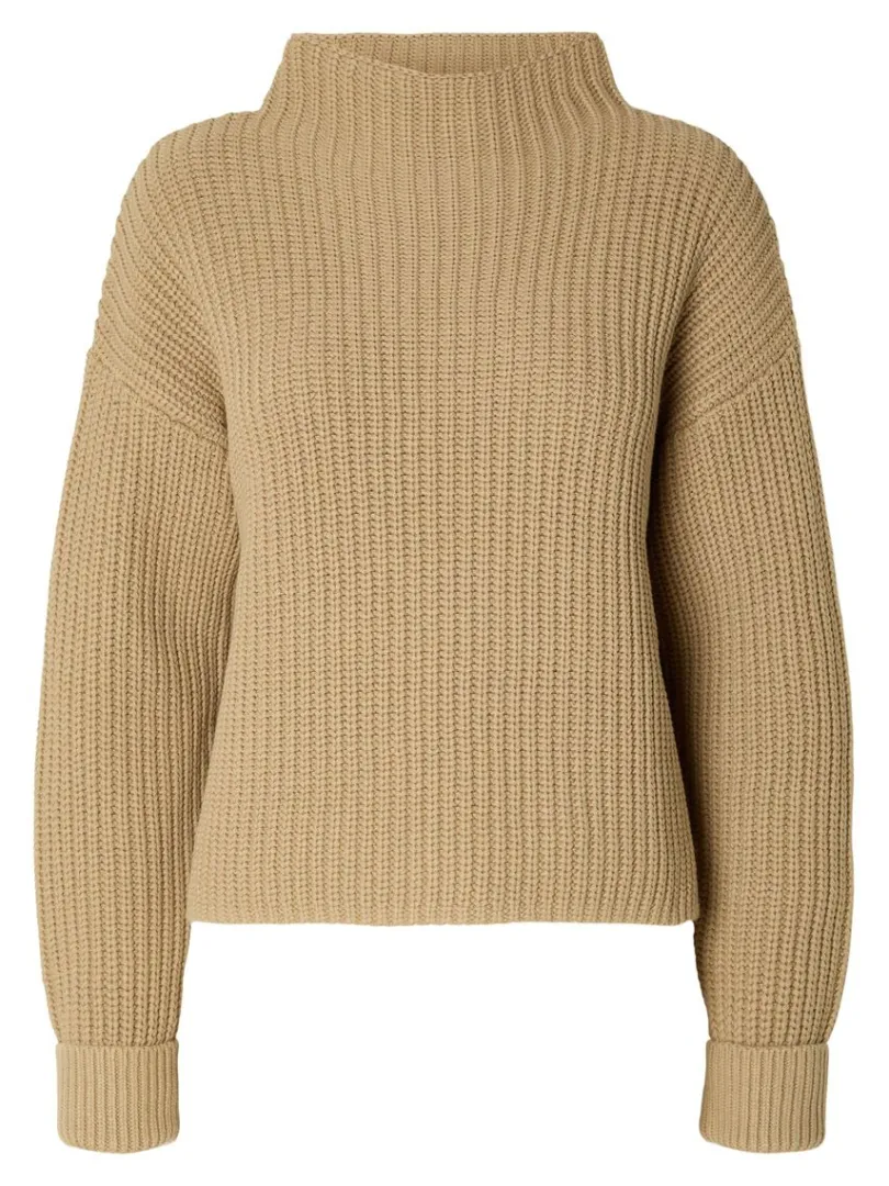 oversized_striktrje_5-10.webp Strik>SELECTED OVERSIZED STRIKTRØJE Brown