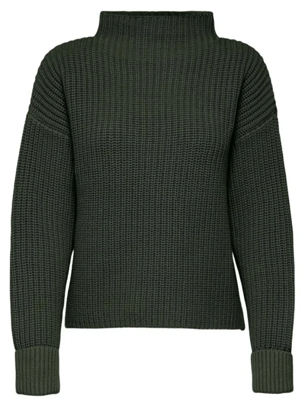 Strik>SELECTED OVERSIZED STRIKTRØJE Green