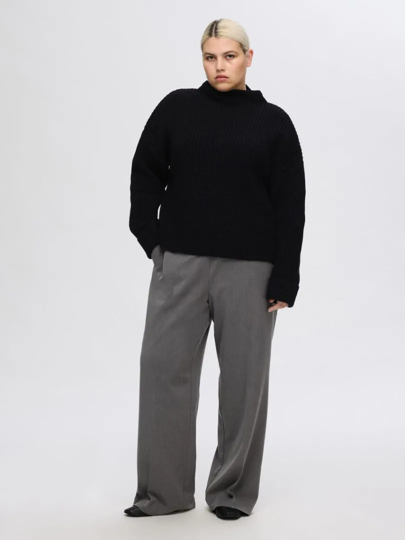 oversized_striktrje_6.webp Strik>SELECTED OVERSIZED STRIKTRØJE Black