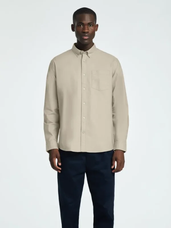 Skjorter>SELECTED OXFORD SKJORTE Beige