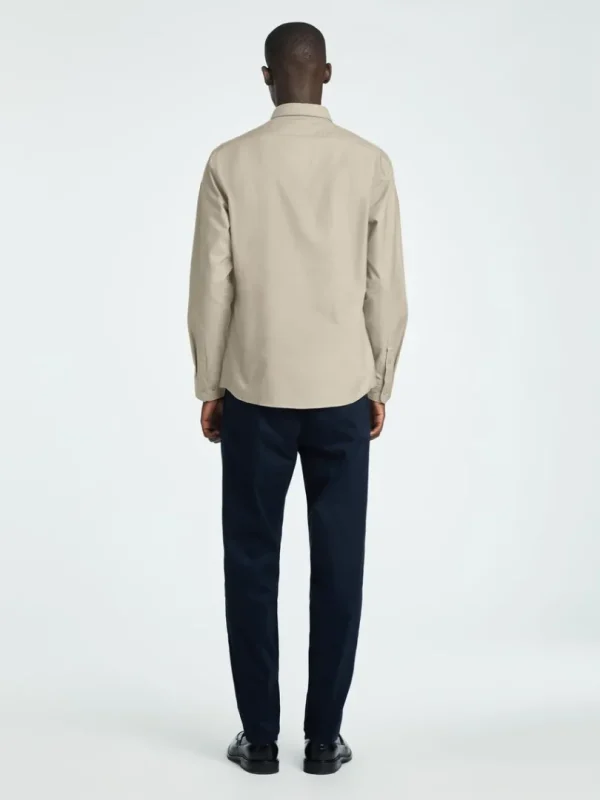Skjorter>SELECTED OXFORD SKJORTE Beige