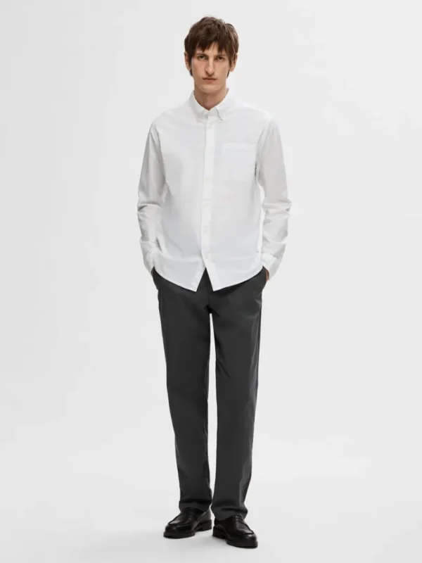 Skjorter>SELECTED OXFORD SKJORTE White