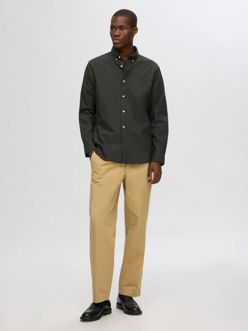 oxford_skjorte_2-4.webp Skjorter>SELECTED OXFORD SKJORTE Green