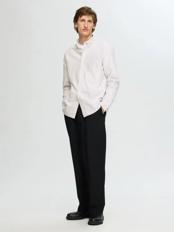 Skjorter>SELECTED OXFORD SKJORTE White