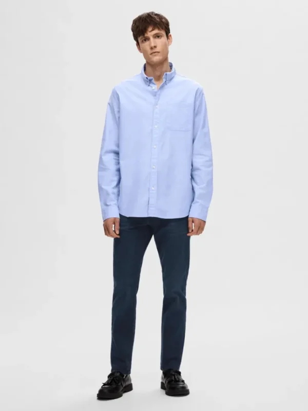 Skjorter>SELECTED OXFORD SKJORTE Blue